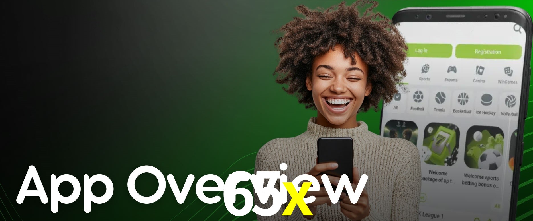 APP oficial da 65x para mobile